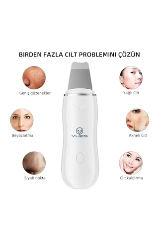 Yues Ultrasonik Spatula Yüz Temizleme Cihazı Siyah Nokta Temizlem