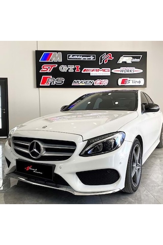 Mercedes W205 C Serisi 2015 Sonrası Batman Yarasa Ayna Kapağı Piano Black Abs Plastik