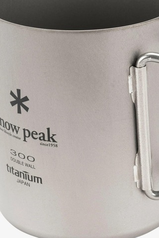 Snow Peak Ti-double 300 Mug, Titanyum Çift Cidarlı Kamp Kupası, Ultra Hafif, 300 Ml Çok Renkli