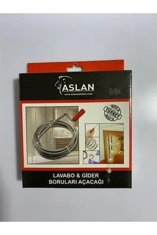 Çankaya Lavabo Ve Kanal Açıcı Spiral Yay Kılavuz Susta 5 Metre