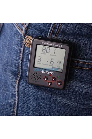 Joyo Jm60 Mini Metronom Siyah