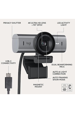 Logıtech Mx Brio 705 4k Ultra Hd Web Kamera 960-001530