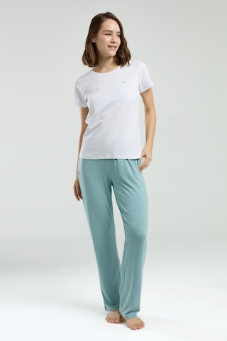 Pierre Cardin Kadın Beyaz Pijama Takımı Pc8983-s-v1 Beyaz