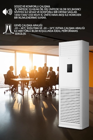 Dijitsu SLN 48 A+ 48000 BTU Inverter Salon Tipi Klima