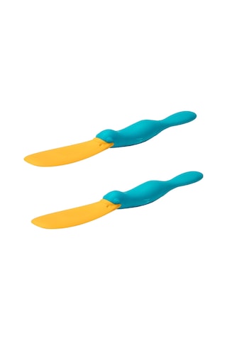 Kangvka Platypus Silikon Mutfak Spatula Seti 2 Adet - Yiyecek Dereceli Bpa'sız Güvenli Çeşitli Yemeklere Uygun
