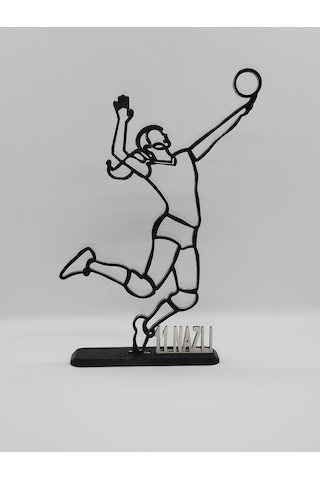 Valeybol Masa Dekor Hediye Fikri Sanat Heykeli
