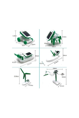 Electroon Güneş Enerjili Robot Oluşturma Seti 6In1 Solar Kit