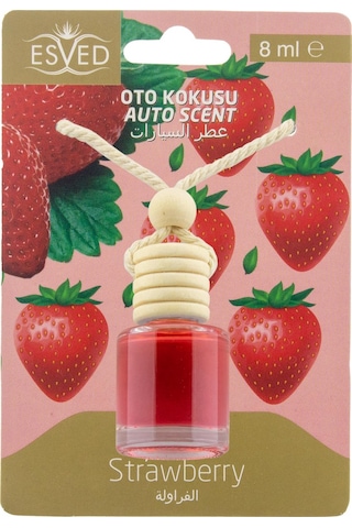 Çilek Kokusu 8 Ml Araba Kokusu Cam Şişe Çilek Kokusu 8 Ml Araba Kokusu Cam Şişe