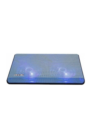 Didadodo Yüksek Performanslı Çift Fanlı Dizüstü Soğutucu - 17 İnç Altı Bilgisayarlar İçin Usb Portlu Mavi, Küçük Boyutlu Tasarım