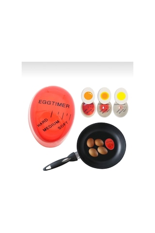 Dublör Yumurta Pişirme Zamanlayıcı Egg Timer Haşlama Süresi Aparatı Zaman Ayarlama Göstergesi Plasti