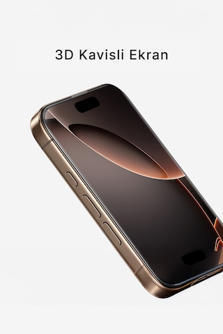3d Curved 150 Tam Koruma Apple Uyumlu iPhone 17 Kavisli Cam Ekran Koruyucu