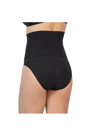 Emay Önü Dantelli Yüksel Bel Slip Korse 2090 Siyah