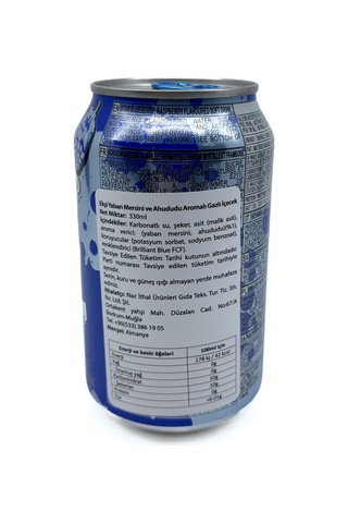 Warheads Sour Blue Raspberry Soda - Ekşi Yaban Mersini Ve Ahududu Aromalı Gazlı İçecek 330ml 2 Adet