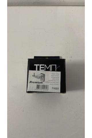 Bornoz Askılığı Tema Premium 2 Li Gümüş