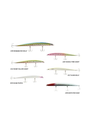 Fujin Zaion 175s 175 MM 50 G Maket Balık 012 Shiny Yellow Chart