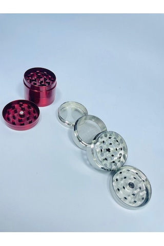 Çelik Metal 4 Parça Tutun Öğütücü Grinder 40 MM
