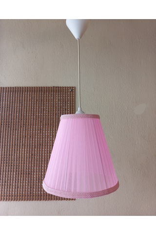 N-57 Pembe Organze Yatak Odası Çocuk Ve Bebek Odası Avize Pembe Pembe