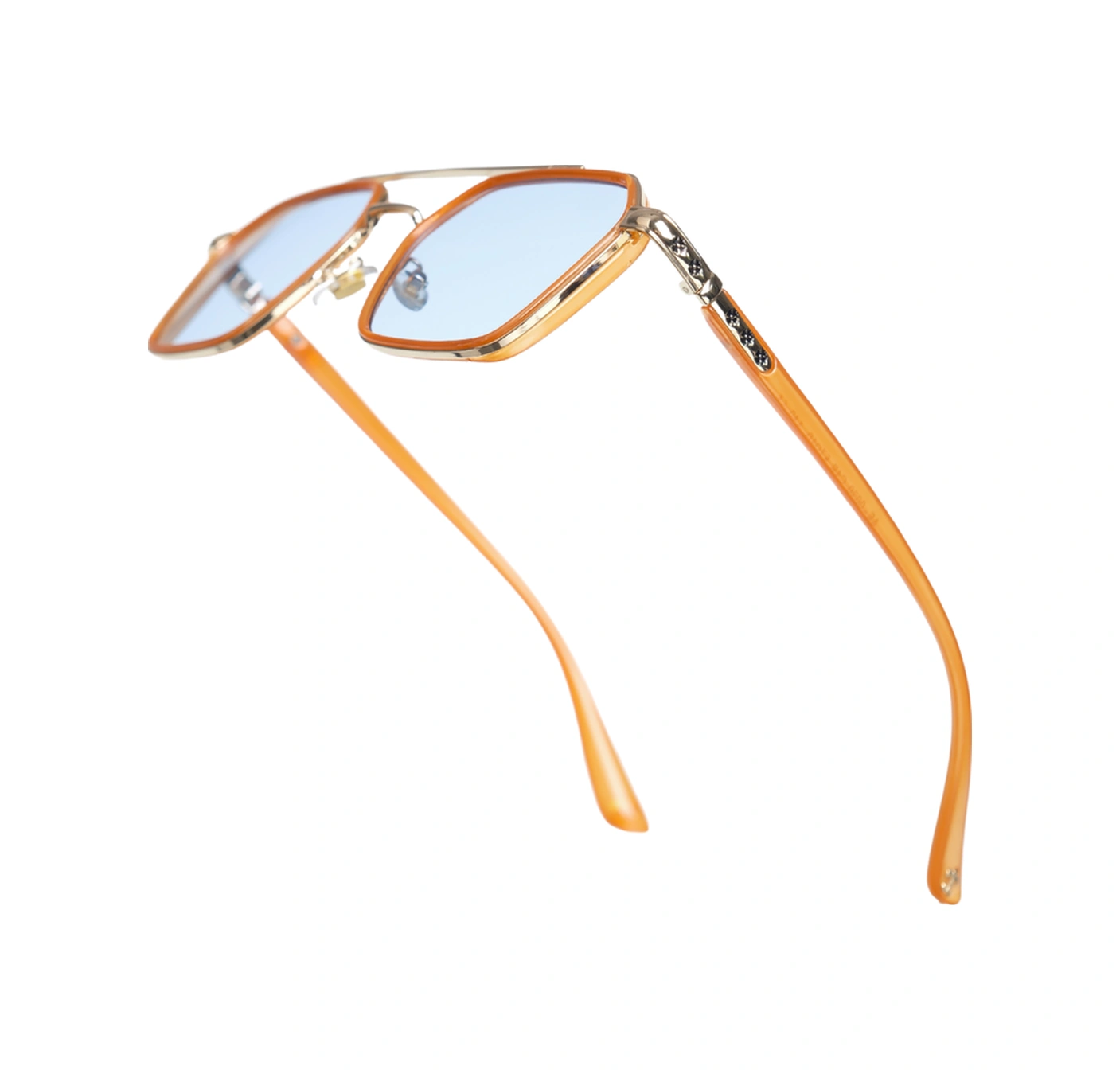 Royal Eyewear Re0039 Turuncu -gold Güneş Gözlüğü Siyah - Mavi
