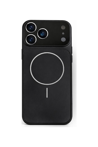 İphone 17 Pro Max Uyumlu Kamera Korumalı Magsafe Wireless Şarj Özellikli Full Glass Arka Kapak