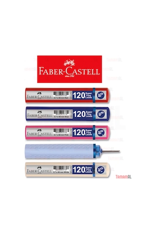 Faber Castell 120'li Min 0.7 Kalem Ucu 4 Adet 1427 8690826127771