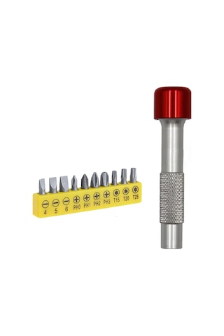 Leasetake Tornavida Ucu 180 Tornavida Sapı Anahtarlık Şeklinde Tornavidalar Bisiklet Tamir Aletleri-a