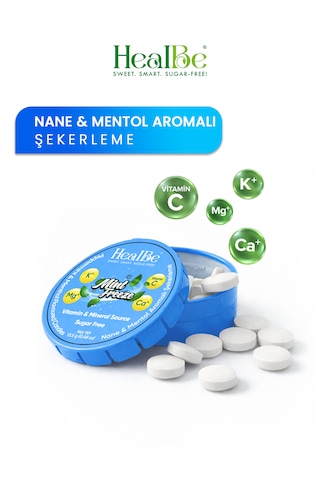 Nane & Mentol Aromalı Şekersiz Şekerleme
