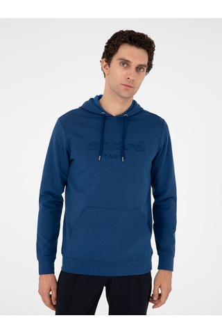 Mavi Regular Fit Kapüşonlu Sweatshirt