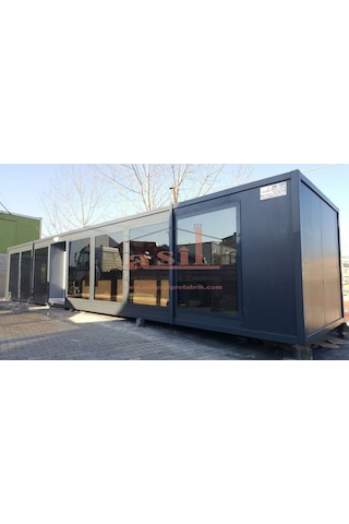 36 M² Tek Oda WcMutfaklı Dış Betopan İç Pvc Konteyner