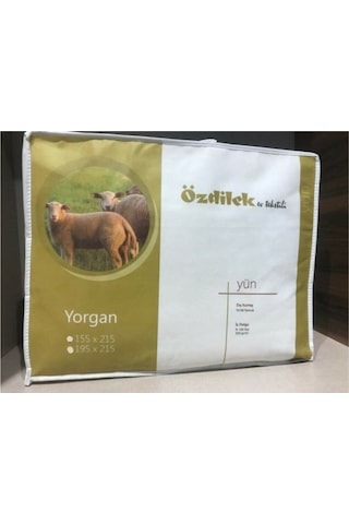 Özdilek Tek Kişilik %100 Yün Yorgan (155x215)