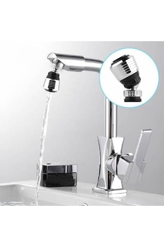 Yayke Tasarruflu Fonksiyonlu Musluk Başlığı Yağmurlama Duş Perlatörlü
