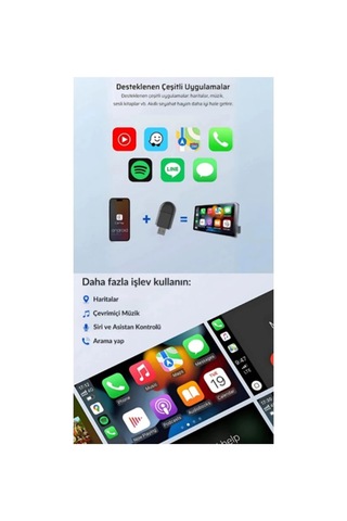 Oem Kablosuz Carplay Adaptörü - Wireless Carplay Çevirici