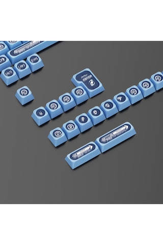Mekanik Klavye Keycap -136 Tuşlu Mavi Opal Tuş Takımı