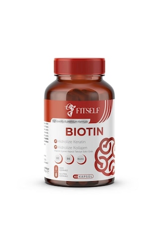 Fitself Biotin Hidrolize Keratin 60 Kapsül