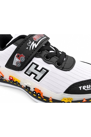 Papucumun Dünyası Çocuk Kız/erkek Işıklı Su İtici Özellikte Rahat Sneaker Beyaz