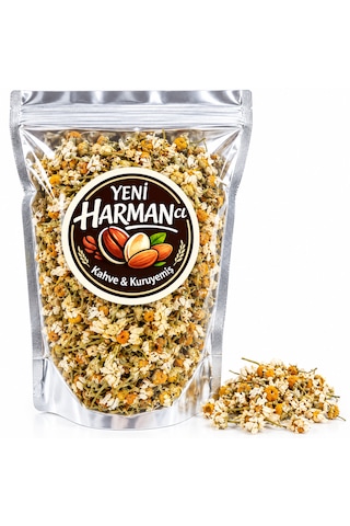Yeni Harmancı Mayıs Papatya Çiçeği Kurusu Matricaria Chamomilla 100 Gr