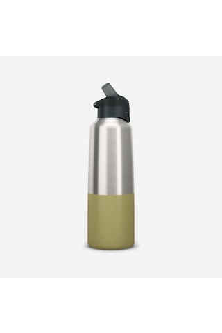 Quechua Outdoor Paslanmaz Çelik Termos - 1 L - Pratik Kapak - Haki - 900