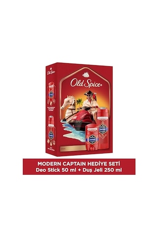 Old Spice Modern Hediye Seti: Deodorant Stick 50 Ml + Duşjeli 250 Ml