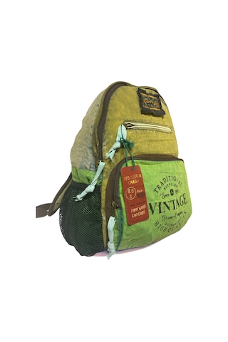 Old Cotton Cargo Kaliteli Tek Bölmeli Vintage Disayn Günlük Gezi Okul Sırt Çantası North Dakato Bag Brand 30x43cm Sarı