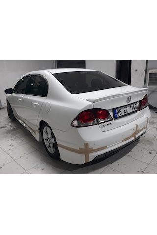 HONDA CİVİC FD6 MUGEN ARKA EK Fiber Boyasız