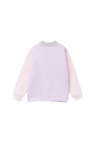 Benetton Kız Bebek Fermuarlı Sweatshirt 3j70g5037-24k Gri