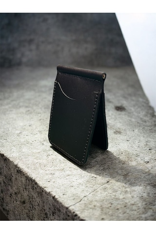Parla Leather Cavana Hakiki Gerçek Deri Erkek Kadın Cüzdan Kartlık Siyah