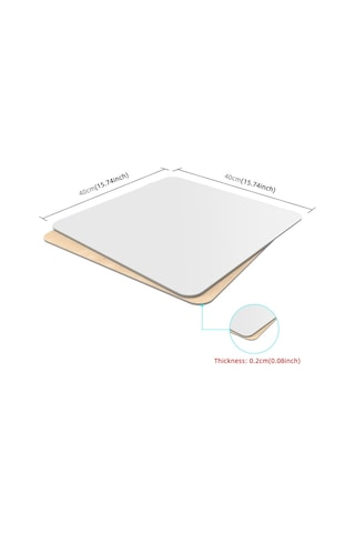 Puluz 40 CM Fotoğrafçılık Akrilik Yansıtıcı Arka Plan Kartı Beyaz