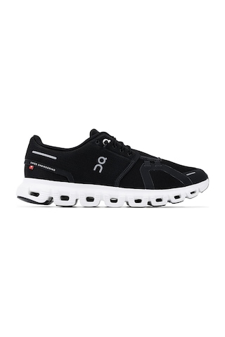 On Erkek Tekstil Siyah/beyaz Sneakers & Spor Ayakkabı Cloud 6 M Black/whıte Siyah - Beyaz