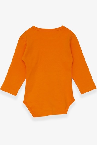 Breeze Erkek Bebek Çıtçıtlı Body Ayıcık Baskılı 9 Ay-3 Yaş, Turuncu