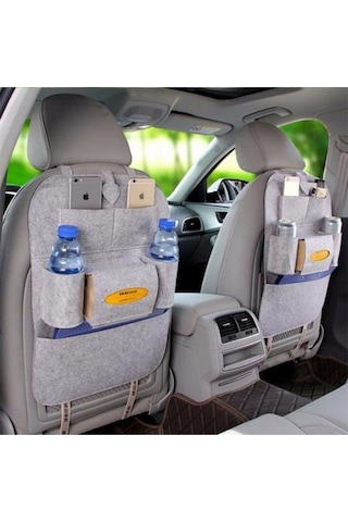 2 Adet Araç Araba Oto Koltuk Arkası Organizer Düzenleyici Kılıfı