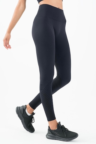 Maraton Active Slimfit Kadın Koşu Siyah Tayt 812094-siyah
