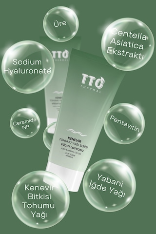 Tto Thermal Kenevir Bitkisi Yağı Vücut Losyonu 200 ML