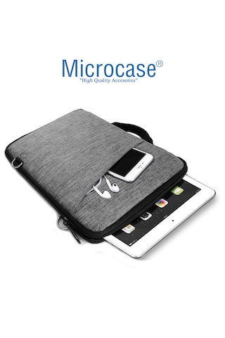 Microcase Tcl Tab 10l Gen 4 Tablet Uyumlu Gri Çanta + Türkçe Bluetooth Klavye +mouse + Standı - Yeşil Al5161 Omuz Çantası
