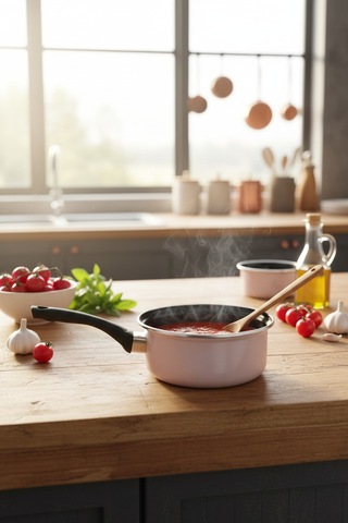 Akayev Emaye 14 Cm Sosluk Pembe