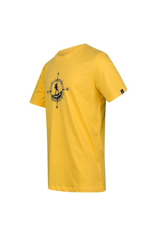 2as Alex Baskılı Erkek Sıfır Yaka T-shirt Sarı